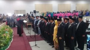 Bupati Lahat Hadiri Pelantikan 40 Anggota DPRD Lahat Periode 2019-2024
