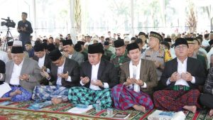 Shalat Ied Pertama Sebagai Gubernur Sumsel