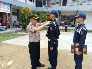 Kasubdit Satpam Dit Binmas Polda Sumsel, Pimpin Upacara Penutupan Diklat PT JSS