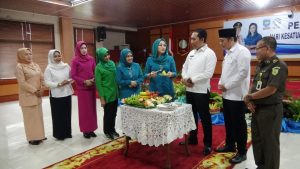 Peringati Hari Kesatuan Gerak PKK Ke-47 Tahun 2019, PKK OKU Selatan Lakukan Pemotongan Tumpeng Dan Gelar Berbagai Perlombaan