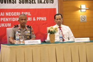 Rapat Koordinasi Penyidik Polri dan PPNS K/L/Provinsi Sumsel T.A. 2019