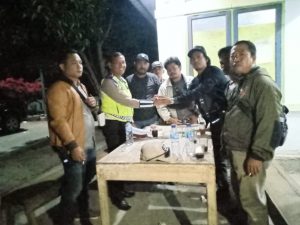 Permohonan Maaf Kasat Lantas Oku Selatan Kepada Dua Wartawan Mengalami Laka Lantas