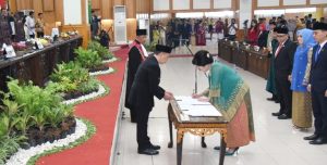 Empat Unsur Pimpinan DPRD Sumsel Resmi Dilantik