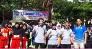 Wakil Bupati Lahat Resmi Buka Tournament Basket Ball Rajawali Cup