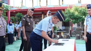 Mengawali Tahun 2020, Kanwil Kemenkumham Sumsel Deklarasikan Janji Kinerja