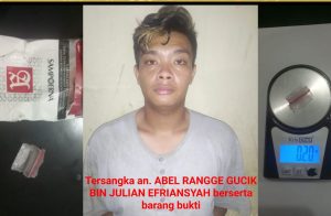 Polsek Tanjung Sakti Pumi Bekuk Pengedar Sabu