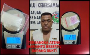 Kembali, Tim Satnarkoba Polres Lahat Tangkap Pengedar Narkotika