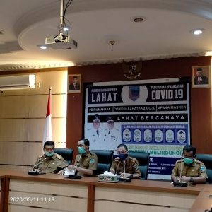 Tim Gugus Tugas Covid-19 Gelar Press Conference Tentang Situasi Penyebaran Virus Covid-19 di Lahat