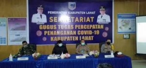 Gubernur Sumsel Tinjau Posko Covid-19 Kabupaten Lahat