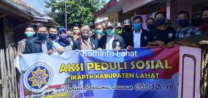 Aksi Peduli Sosial IKAPTK Kabupaten Lahat