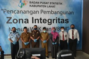 Wakil Bupati Lahat Hadiri Pencanangan Zona Integritas Menuju WBK/WBBM di BPS Lahat