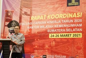 Penutupan Rakor Evaluasi Kinerja Tahun 2020, Kakanwil Apresiasi Kinerja Satuan Kerja