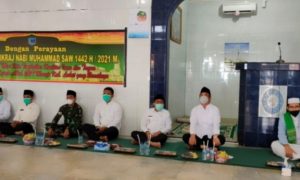 Bupati Lahat Hadiri Peringati Isra Mi’raj Nabi Muhammad SAW 1442 H Di Masjid Almutaqin Lahat