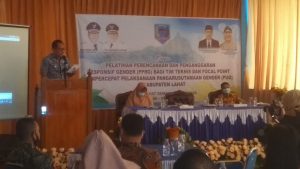 Cik Ujang Buka Pelatihan Penyusunan Perencanaan dan Penganggaran Yang Responsif Gender (PPRG)