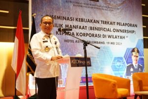 Dorong Transparansi Data Pemilik Manfaat dan Cegah TPPU, Kemenkumham Sumsel Gelar Diseminasi Kebijakan Pelaporan Beneficial Ownership