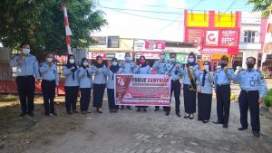 Semarak Menyambut HUT Kemerdekaan RI ke-76,  Rupbasan Palembang Laksanakan Public Campaign