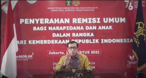 134.430 Narapidana Terima Remisi HUT Ke-76 RI, 2.491 Langsung Bebas