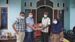 PTBA Bantu Korban Kebakaran di Kabupaten Lahat