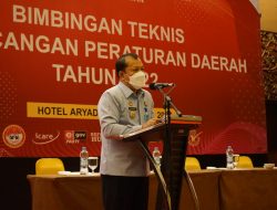 Kakanwil Kemenkumham Sumsel Buka Bimtek Perancangan Peraturan Daerah