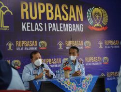 Kakanwil Kemenkumham Sumsel Sambangi Rupbasan Palembang