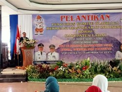 Cik Ujang Hadiri Pelantikan Kormi Lahat