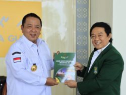 Jalin Sinergi, Ketum TP Sriwijaya Dr. Sudirman Temui Gubernur Lampung Arinal Djunaidi