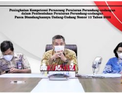 Kemenkumham Sumsel Ikuti Peningkatan Kompetensi Perancang Peraturan Perundang-undangan