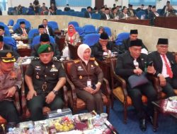 Bupati Lahat Hadiri Mendengarkan Pidato Presiden RI pada Sidang Tahunan MPR – RI, dan DPR RI Tahun 2022,
