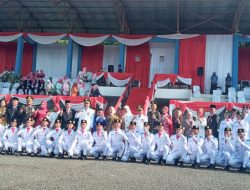 Upacara Pengibaran Bendera Merah Putih Memperingati Hari Kemerdekaan RI Ke – 77