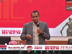 Kakanwil Kemenkumham Sumsel Ikuti Sosialisasi RKUHP
