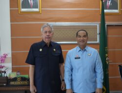 Perkuat Sinergi, Kakanwil Kemenkumham Sumsel Sambangi Ketua Pengadilan Tinggi Palembang