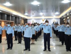 Kakanwil Kemenkumham Sumsel Ikuti Upacara Hari Bela Negara ke-74