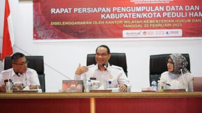 Kemenkumham Sumsel Dukung Pemerintah Daerah Wujudkan Kabupaten/Kota Peduli HAM