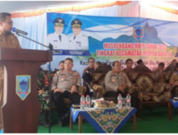 H.Haryanto Wakil Bupati Lahat Hadiri Musrenbang Wilayah Dapil III Kecamatan Pagar Gunung