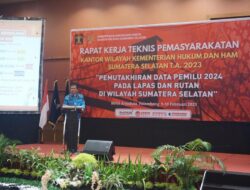 Kemenkumham Sumsel Lakukan Pemutakhiran Daftar Pemilih di Lapas/Rutan Hadapi pemilu 2024