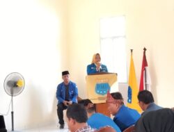 OKP PC PMII Kabupaten Lahat Gelar Pelantikan Digedung KPUD Lahat
