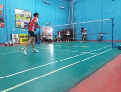 Badminton Kategori Beregu Putra Kabupaten Lahat Menang telak atas Pagar Alam