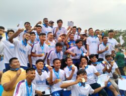 CABOR SEPAKBOLA LAHAT RAIH MENDALI EMAS UKIR SEJARAH JUARA PORPROV SUMSEL XIV 2023