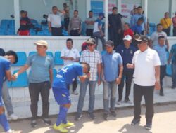 Pertandingan Pertama Cabor Sepak Bola Porprov XIV Sumsel Lahat Berhasil Kalahkan Banyu Asin dengan Sekor 3-2