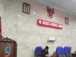 Wakil Bupati Lahat Hadiri Rapat Paripurna Raperda Perubahan APBD Lahat Tahun 2023.
