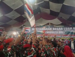 Laskar Merah Putih Gelar ( Mubeslub) H. Adek Erfil Manurung, SH Terpilh kembali sebagai Ketua Umum Laskar Merah putih.