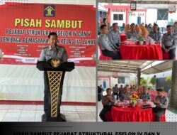 Giat Pisah Sambut Pejabat Struktural eslon IV Dan V Lapas Kelas IIA Lahat