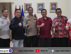 Perkuat Sinergitas, Kapolres Lahat sambangi Lapas Lahat.