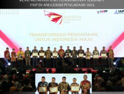 Kemenkumham Raih Penghargaan Terbaik I ITKP di Anugerah Pengadaan 2023