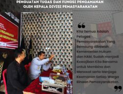 Kepala Divisi Lapas Sumsel Berikan Penguatan Tugas Dan Fungsi Pengamanan Di Lapas Kelas IIA