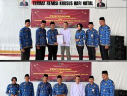 Warga Binaan Lapas Kelas IIA lahat Terima Remisi Khusus Hari Natal