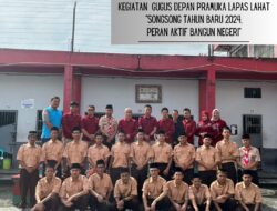 Lapas Kelas IIA Lahat Gelar Gugus Depan Peramuka