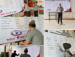 Lapas Kelasa llA Lahat Lakukan penandatanganan Zona Integritas (WBK) Dan (WBBM)