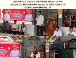 Lapas Lahat Gelar Peringatan Isra Mi’raj Nabi Muhammad SAW 1445 H