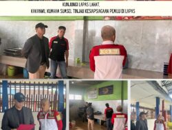 Kunjungi Lapas Lahat, Kakanwil Kumham Sumsel Tinjau Kesiapan Pemilu di Lapas